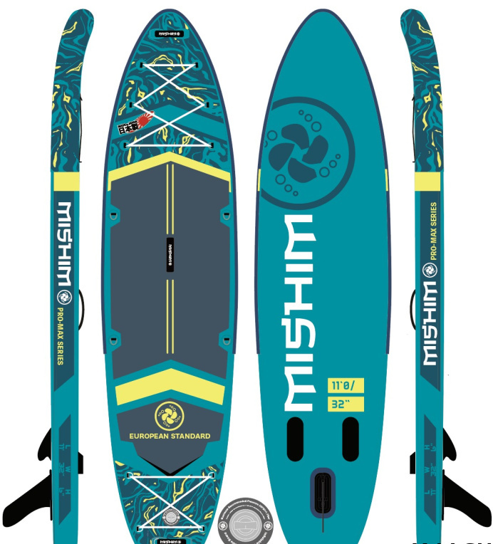 SUP (САП) Доска MISHIMO PRO-MAX Light Teal 11’ (335см)